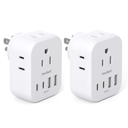 2 Pack Travel Cruise Outlet Adapter