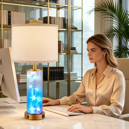 Modern Bedside Table Lamps with Color