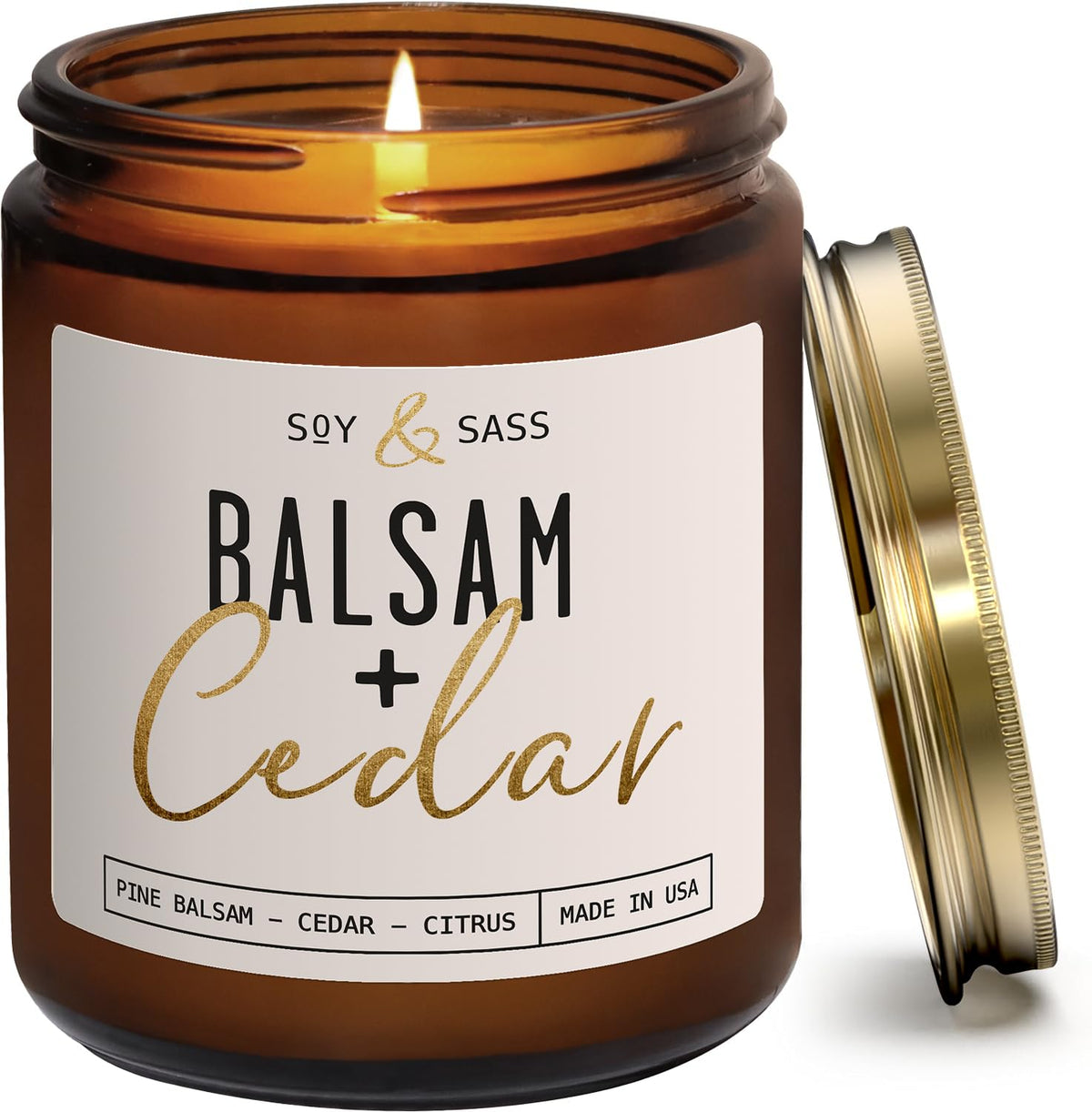 Balsam Candle (Balsam & Cedar - Cream)