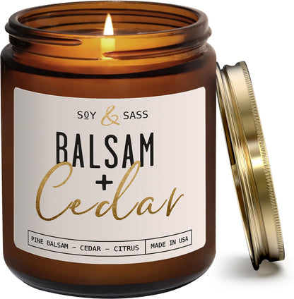 Balsam Candle (Balsam & Cedar - Cream)