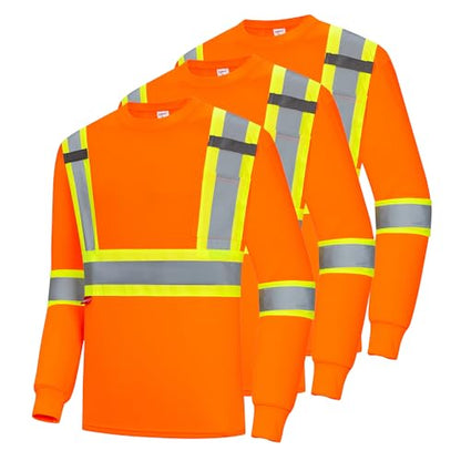 Hi Vis Long Sleeve Safety Shirts