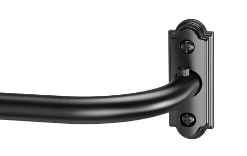 Curtain Rods Wrap Around Blackout 1 Inch Curtain Rods for Windows