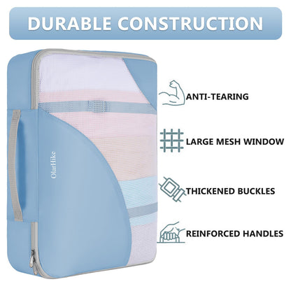 Packing Cubes for Travel (07 Light Blue)