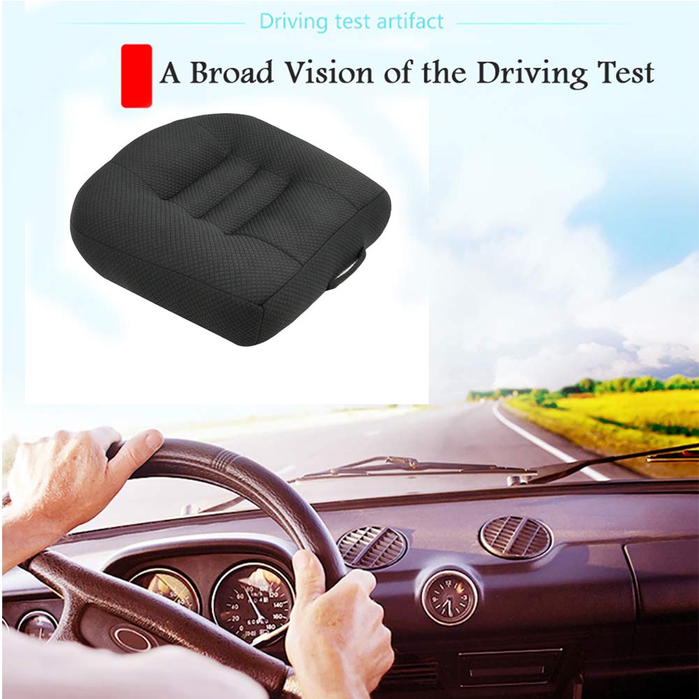 Srutirbo Car Booster Seat Cushion Heightening Height Boost Mat (Pure Black)