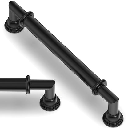 20 Pack Matte Black Cabinet Pulls 5 Inch (5" Hole Center / Matte Black)
