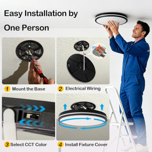 Contemporary Flush Mount Ceiling Light
