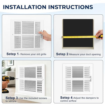 Air Vent Cover for Wall or Ceiling