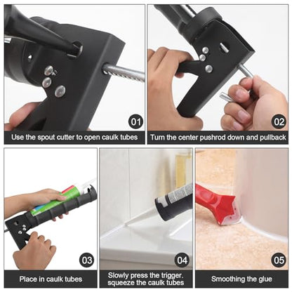 Silicone Caulking Tools with Razor Blade Scraper
