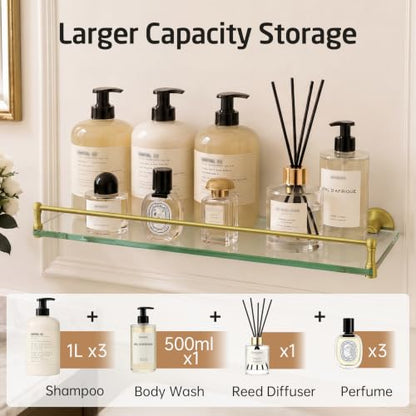 Glass Shelf Bathroom Shelf