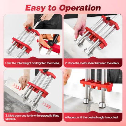 2 Station Sheet Metal Bender (Red)
