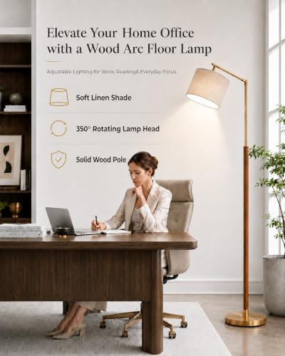 Wood Floor Lamp