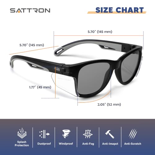 Anti Fog Safety Glasses Safety Goggles ANSI z87.1 Polycarbonate Scratch & Impact Resistant Protective Eyewear