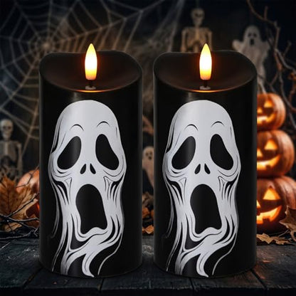 Halloween Pillar Candles S02 0706