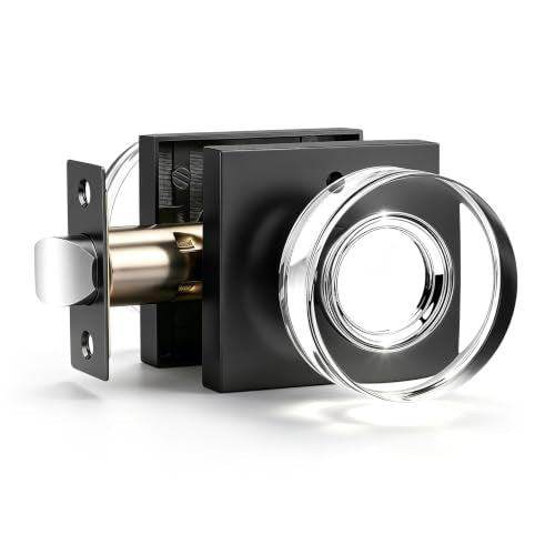 Crystal Door Knobs with Lock