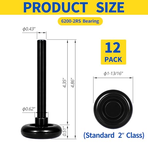 Garage Door Rollers 12 Pack