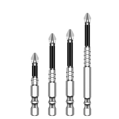 S2 Steel PH2 Magnetic Screwdriver Bit Set Hex Shank