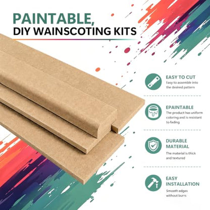Board and Batten Wainscoting Kit