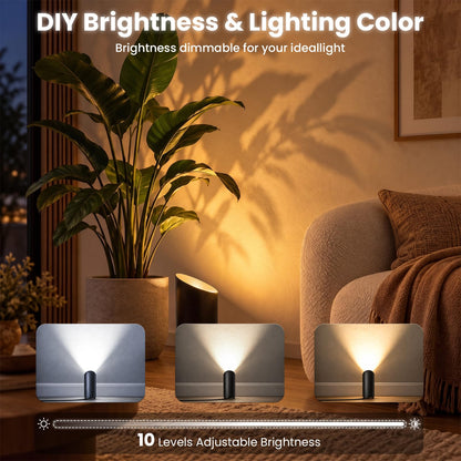 RGBW Uplights Indoor Floor Can Lights with Remote & Timer