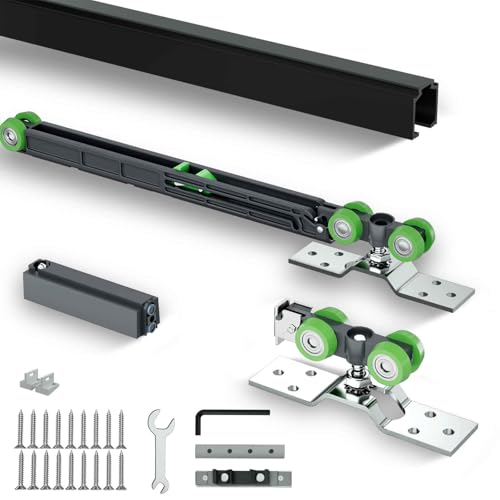 6FT 72In Sliding Pocket Door Track Kit