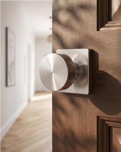 Door Knob Interior Privacy Quick Release Heavy Duty Zinc Alloy