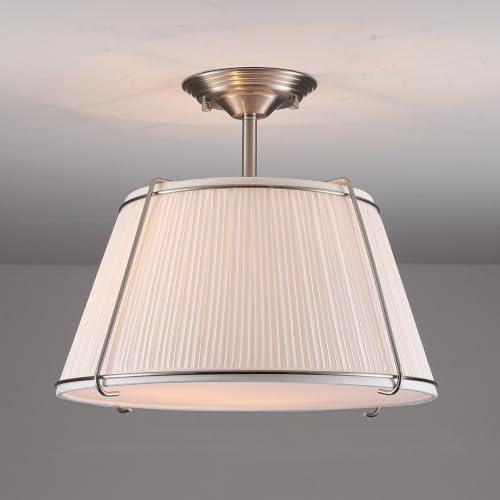 Semi Flush Mount Ceiling Light 16" for Living Room