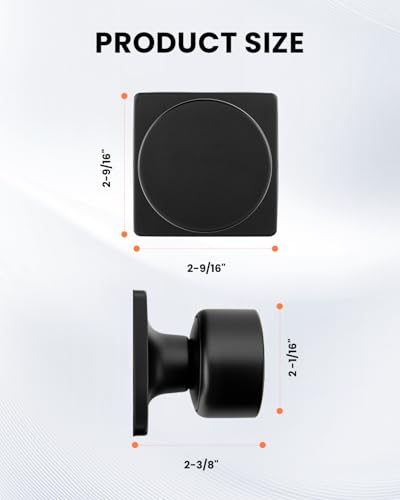 Black Door Knobs