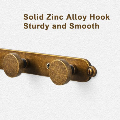 1 Pack Coat Rack Zinc Alloy Heavy Duty Towel