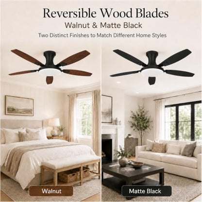 52 Inch Ceiling Fan with Lights and Remote