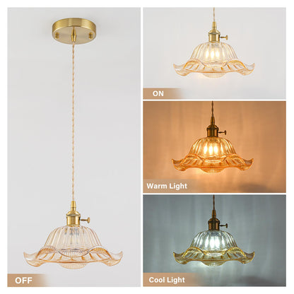 Vintage Pendant Lights Kitchen Island 2 Pack (Amber 2PK)