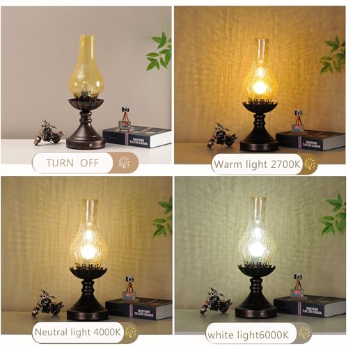 Farmhouse Rustic Touch with USB A+C Charging Ports Table Lamps (1-15 IN-USB)