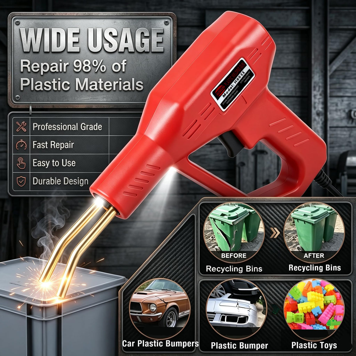 AUSGUN] H80 Plastic Welder Kit