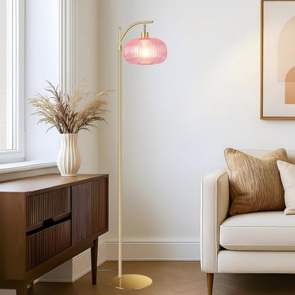 Glass Floor Lamp for Living Room