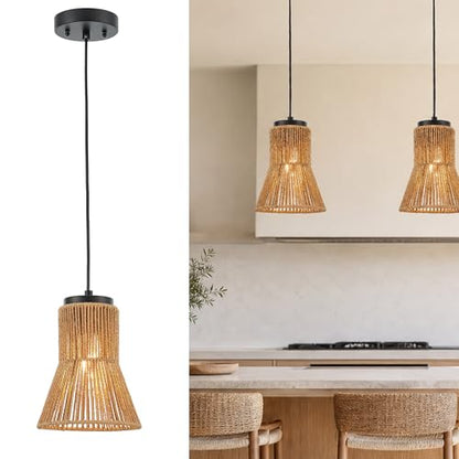 BTP Boho Woven Pendant Light UP3065