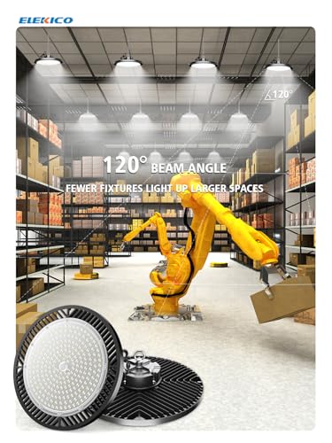 Industrial Grade 350W UFO LED High Bay Light SUPER BRIGHT 56000LM 5000K