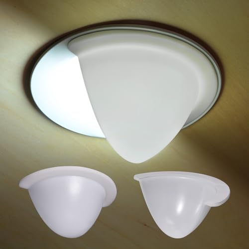 1 Pack 6 Inch 40% Translucent Can Light Cover (White / 6 Inch)