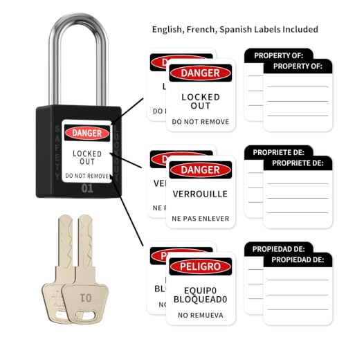 Lock Out Tag Out Locks and Keys