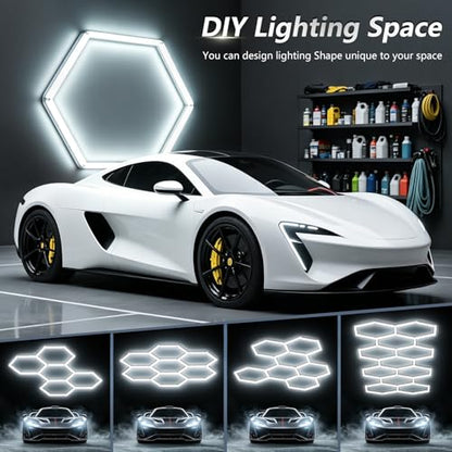 Hexagon LED Garage Light