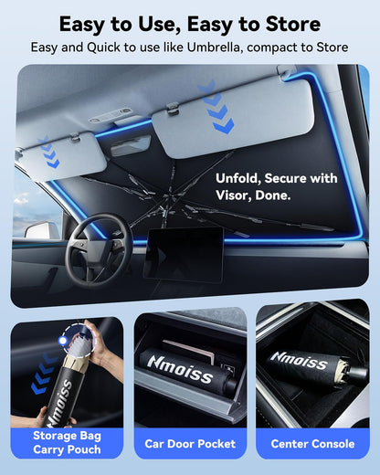 Windshield Sun Shade Umbrella for for Toyota SUV