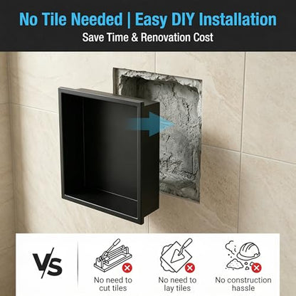 304 Stainless Steel Shower Niche for Bathroom Storage