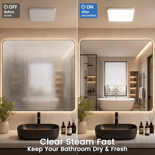 Bathroom Exhaust Fan with Light