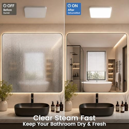 Bathroom Exhaust Fan with Light