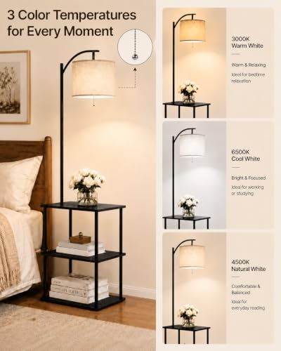 Floor Lamp with Table