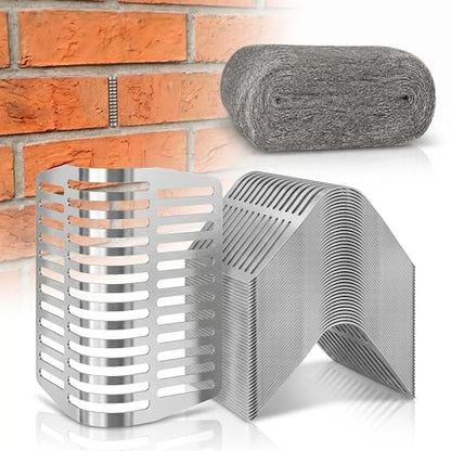Weep Hole Covers for Brick Walls & Steel Wool Fill Fabric