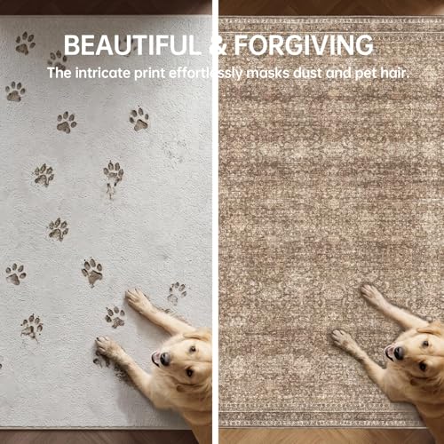 2x3 Area Rugs (Dark Brown / 2' x 3' (Rectangular))