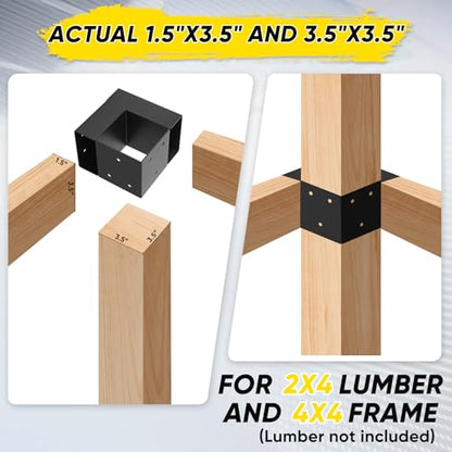 4 Pack Workbench Brackets 3 (4x4)