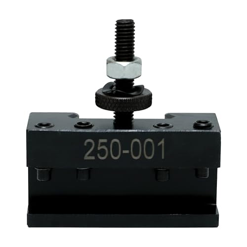 R) OXA Quick Change Turning Facing Lathe Tool Post Holder with 0.5" Slot 0250-0001 (OXA,1/2")