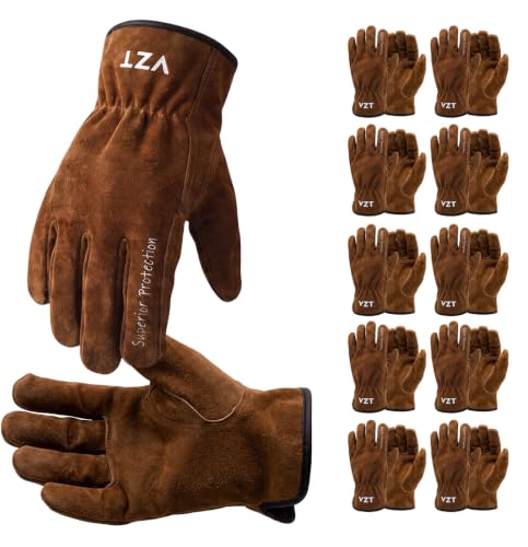 Leather Work Gloves for Men & Women