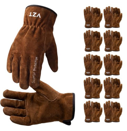 Leather Work Gloves for Men & Women