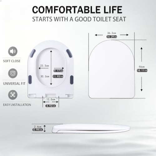 Toilet Seat with Built
