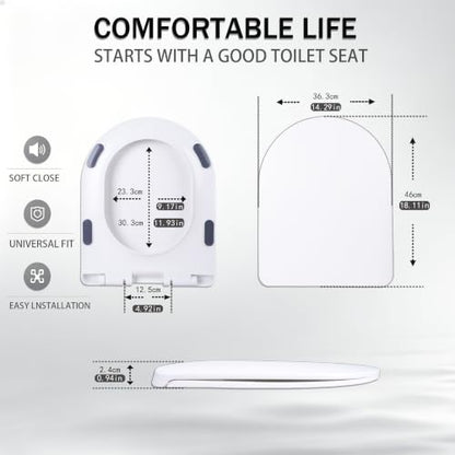 Toilet Seat with Built